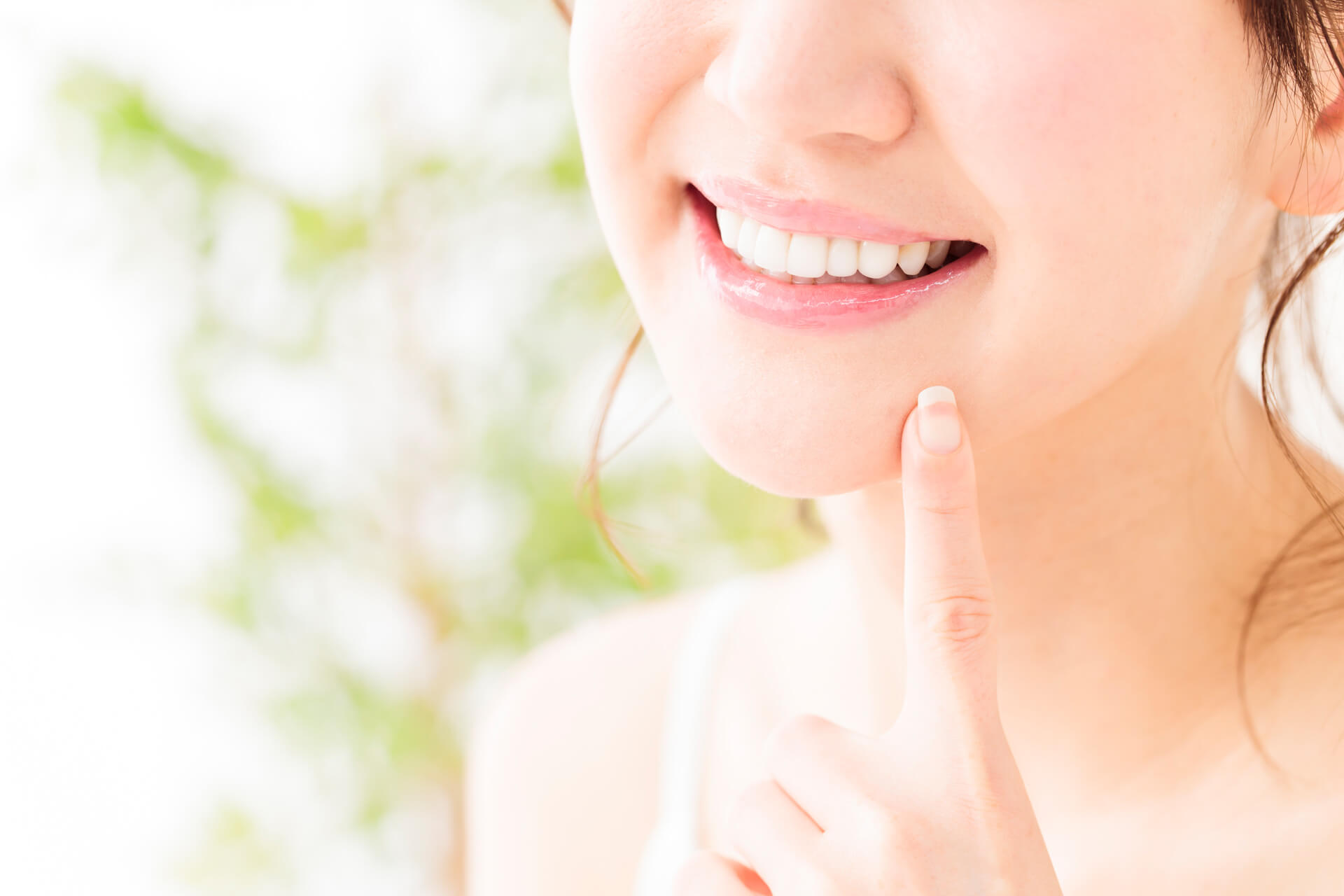 大人の笑顔と歯